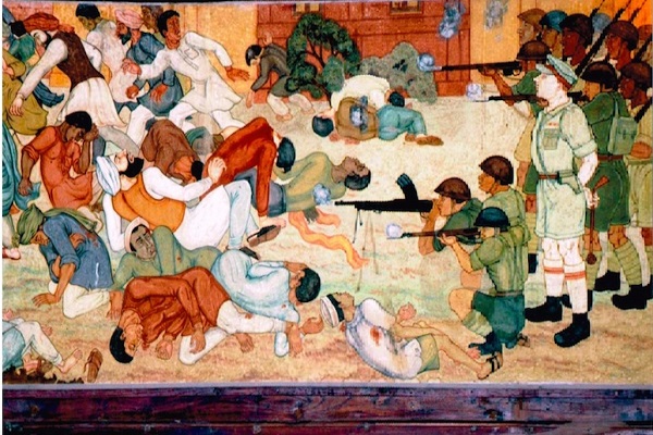 Jallianwala Baug massacre by CN Row - Indian Art and Patriotism