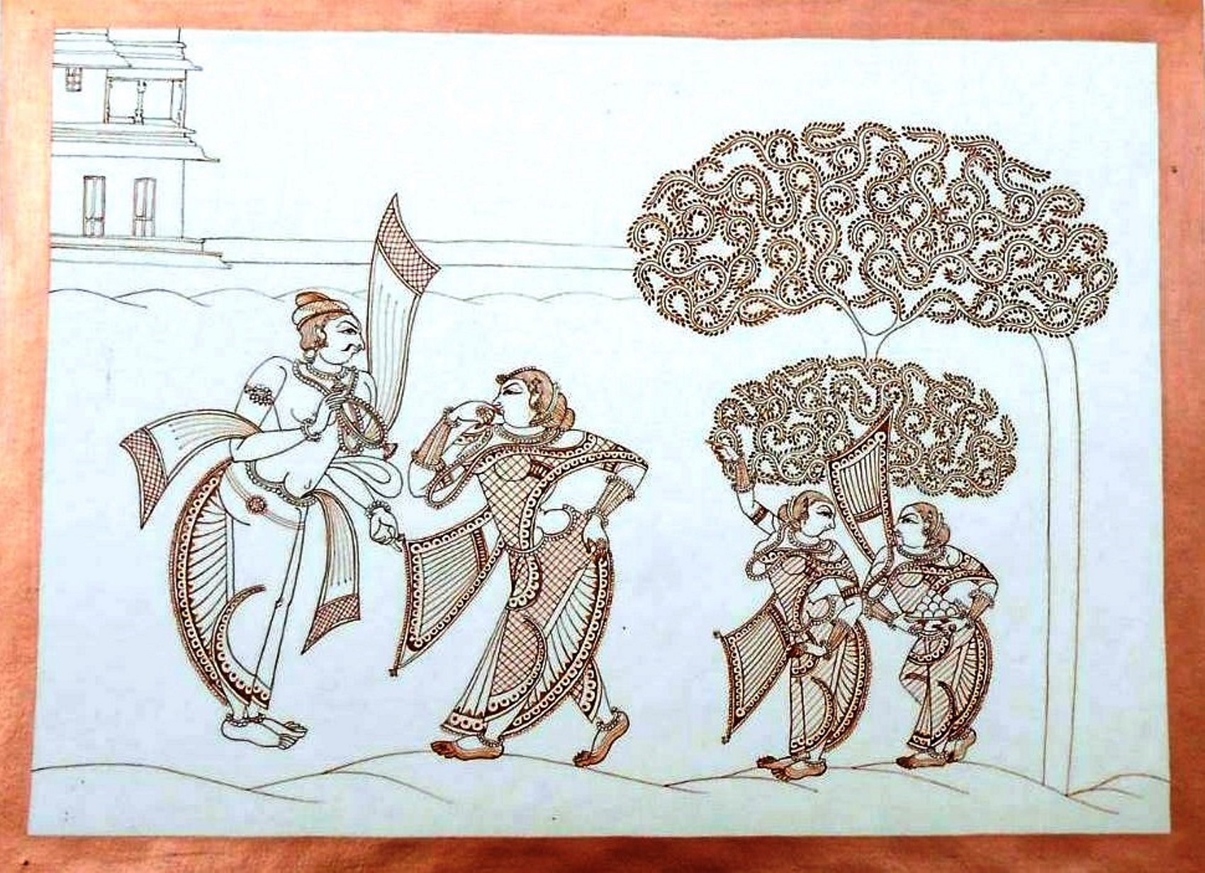 Miniature painting - Indian traditional art